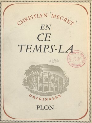cover image of En ce temps-là